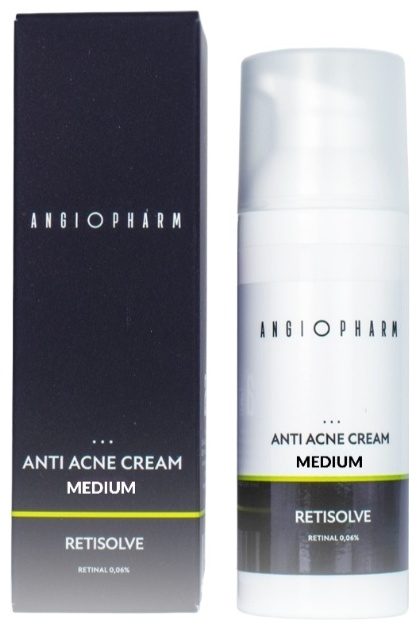 Крем для проблемной кожи с ретиналем MEDIUM Angiopharm 50мл.