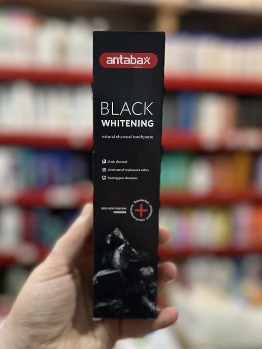Зубная паста ANTABAX Черный Уголь,100г