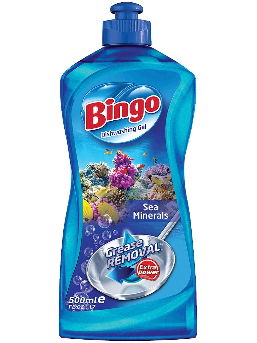 Средство для мытья посуды «Морские минералы» Bingo 400мл.