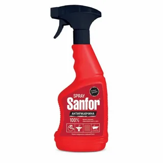 Спрей для удаления известкового налета и ржавчины Sanfor Максимальный эффект (500 мл)