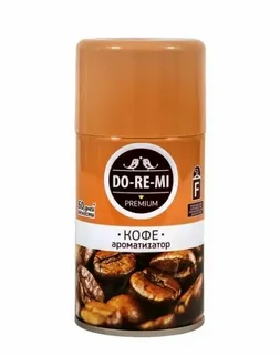 Сменный баллон для освежителя воздуха До-Ре-Ми Premium (250 мл) - Кофе