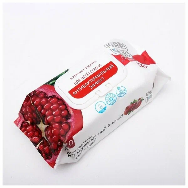 Салфетки влажные Fresh Land Бытовые удаляют грязь и пятна 120 шт