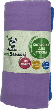 Салфетка двухсторонняя универсальная для уборки 40*30 PandaSamurai 0125