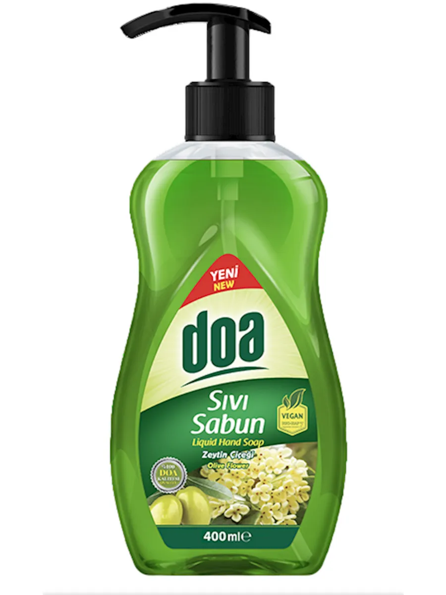 Жидкое мыло DOA, 400мл. Оливковый цветок