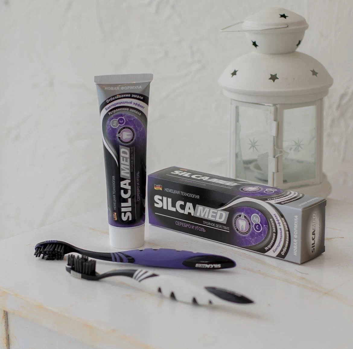 Зубная паста Silca Med Серебро и уголь (130 г)