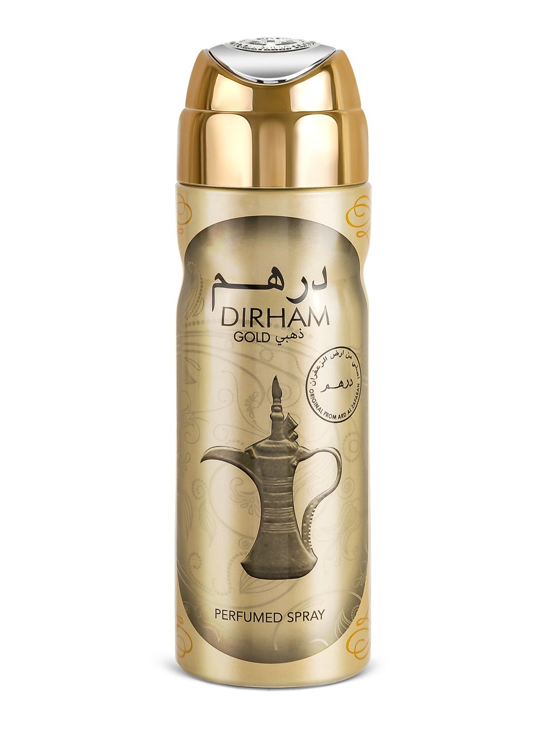 Дезодорант парфюмированный ZAAFARAN 200мл. DIRHAM GOLD