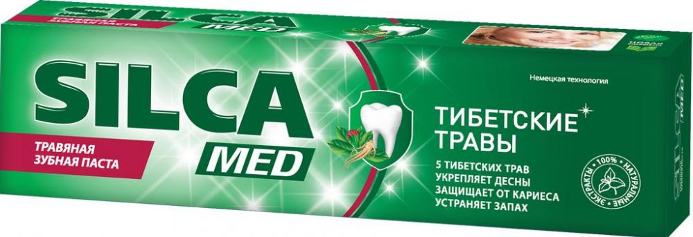 Зубная паста Silca Med Тибетские травы (130 г)