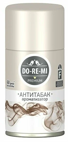 Сменный баллон для освежителя воздуха До-Ре-Ми Premium (250 мл) - Антитабак