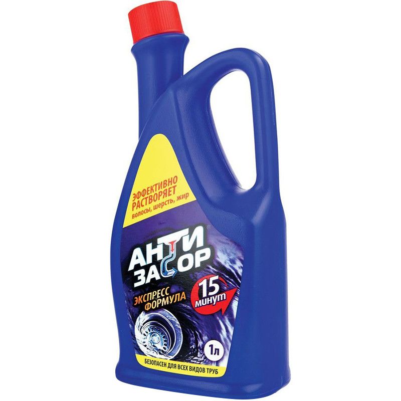 Гель для прочистки труб Антизасор 1 л