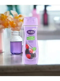 Гель для душа DURU Organic Fruit Спелая малина, 450 мл