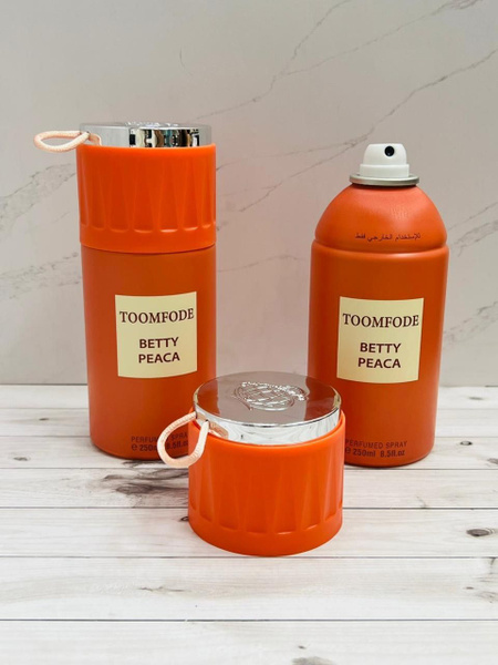 Дезодорант парфюмированный HONGMENG 250мл. TOOMFODE BETTY PEACA