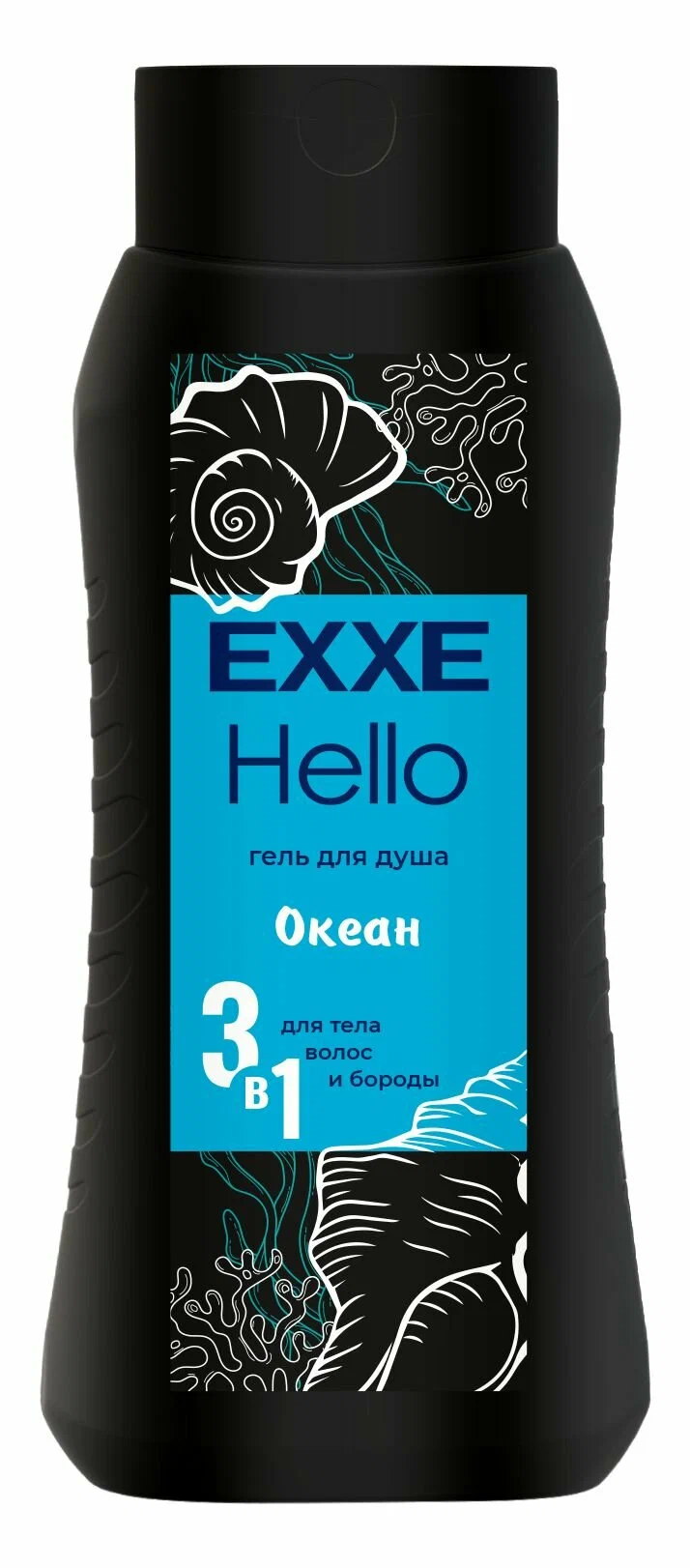 Гель для душа 3в1 EXXE MEN Hello "Океан" 400 мл