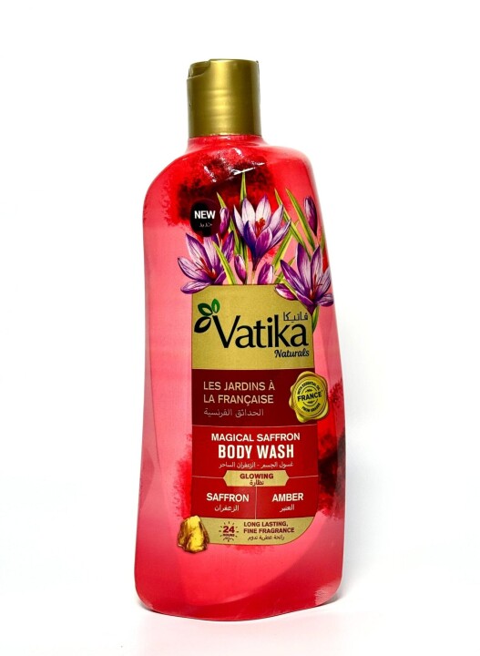Гель для душа VATIKA с экстрактом шафрана, сосны янтарной 500мл.