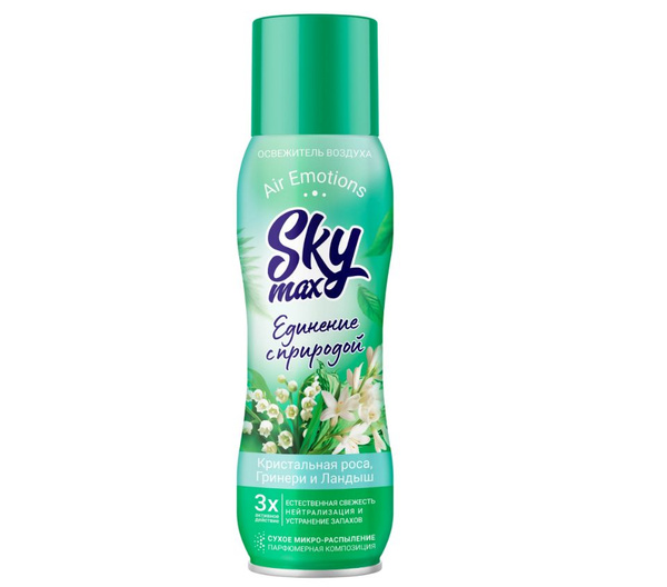 Освежитель воздуха Sky Max фигурный 275мл. Единение с природой