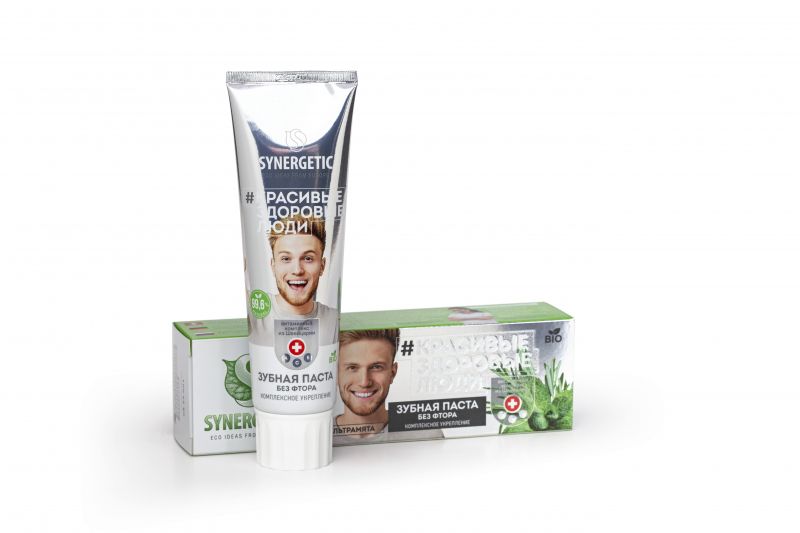 Зубная паста Synergetic Комплексное укрепление Ультрамята (100 г)