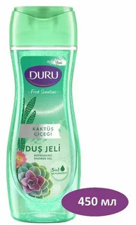 Гель для душа Duru Fresh Sens, кактус, 450 мл