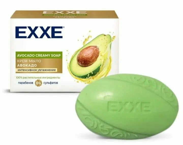 Крем-мыло косметическое EXXE Авокадо, 90 г