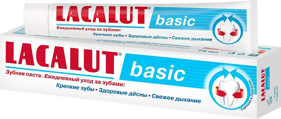 Зубная паста Lacalut Basic Базовый уход (75 г)