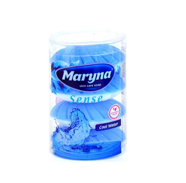 Туалетное мыло MARYNA Стакан синий 100г *4