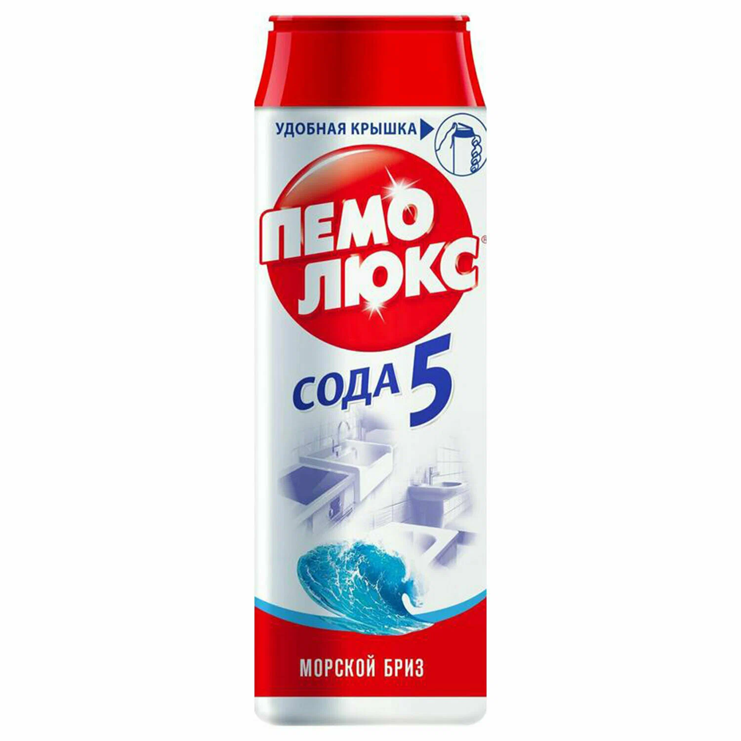Порошок чистящий Пемолюкс Сода 5 Морской Бриз (480 г)