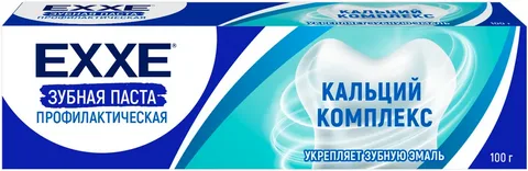 Зубная паста от кариеса EXXE "Кальций комплекс", 100 г