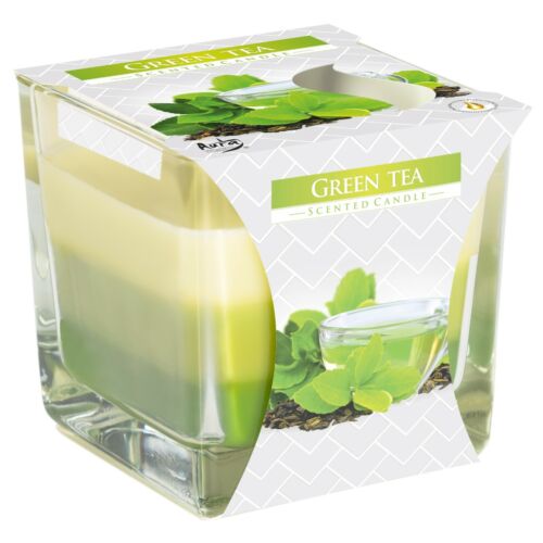 Свеча столовая 18*170 ароматическая "Зеленый чай"