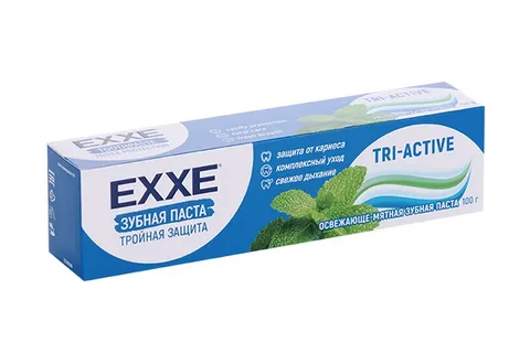 Зубная паста EXXE Тройная защита tri-active 100 гр