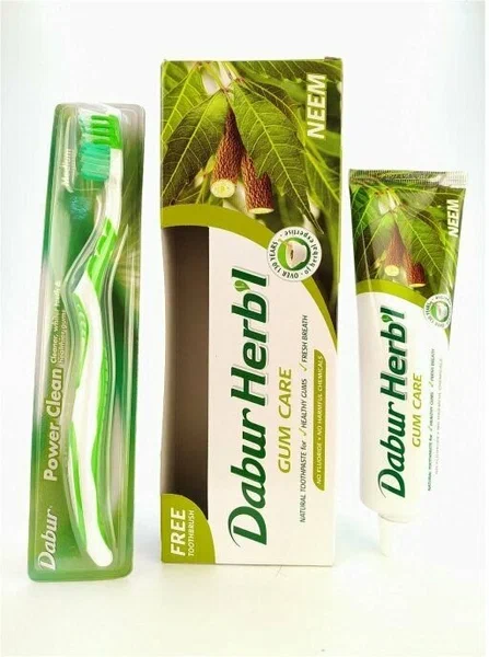 Зубная паста Dabur Herb'l Neem Ним + зубная щетка 150 г
