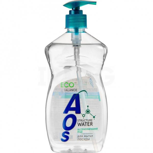 Гель для мытья посуды AOS на Структурированной воде (450 г) годен до 01.12.24