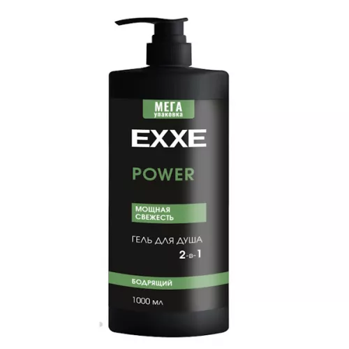Гель для душа EXXE Men Power Бодрящий, 1000 мл