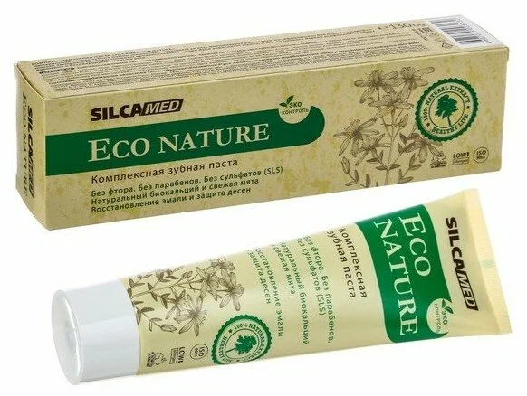 Зубная паста Silca Dent Eco Nature Комплексная (130 г)