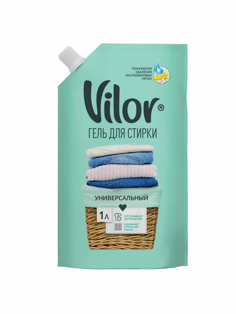 Гель для стирки Vilor универсальный 1 л
