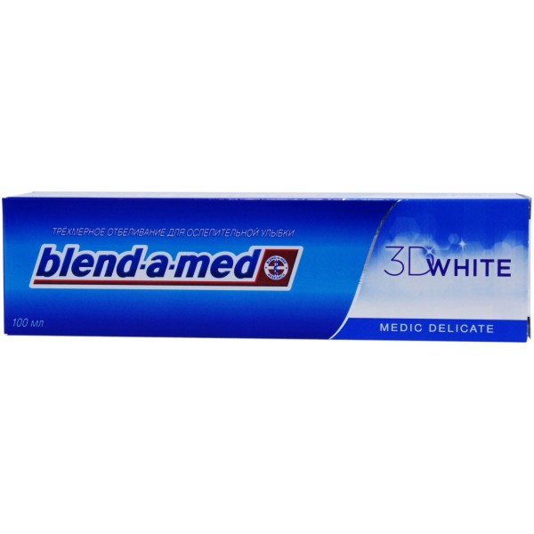 Зубная паста Blend-a-Med 3D-White Трехмерное отбеливание Medic Delicate (100 мл)