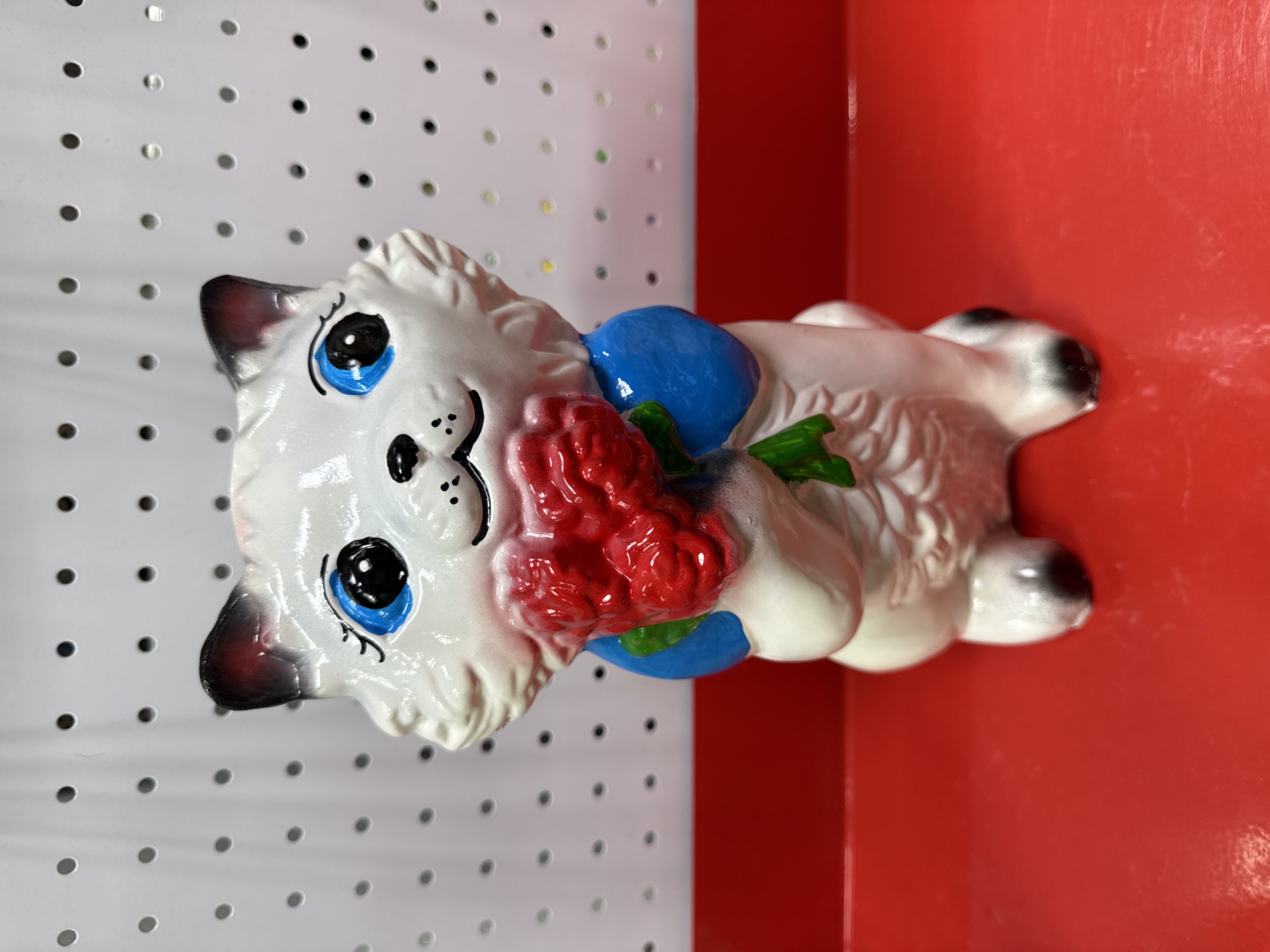 Копилка Кот с розой