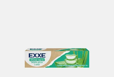 Зубная паста EXXE Защита дёсен с Алоэ, 100 г