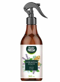 Освежитель аква Master FRESH с ароматом пачули и кедр 360 мл
