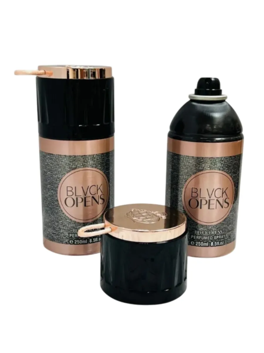 Дезодорант парфюмированный HONGMENG 250мл. BLVCK OPENS