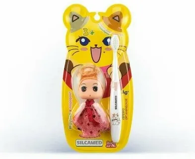 Набор подарочный Silca Med (зубная щетка + игрушка)