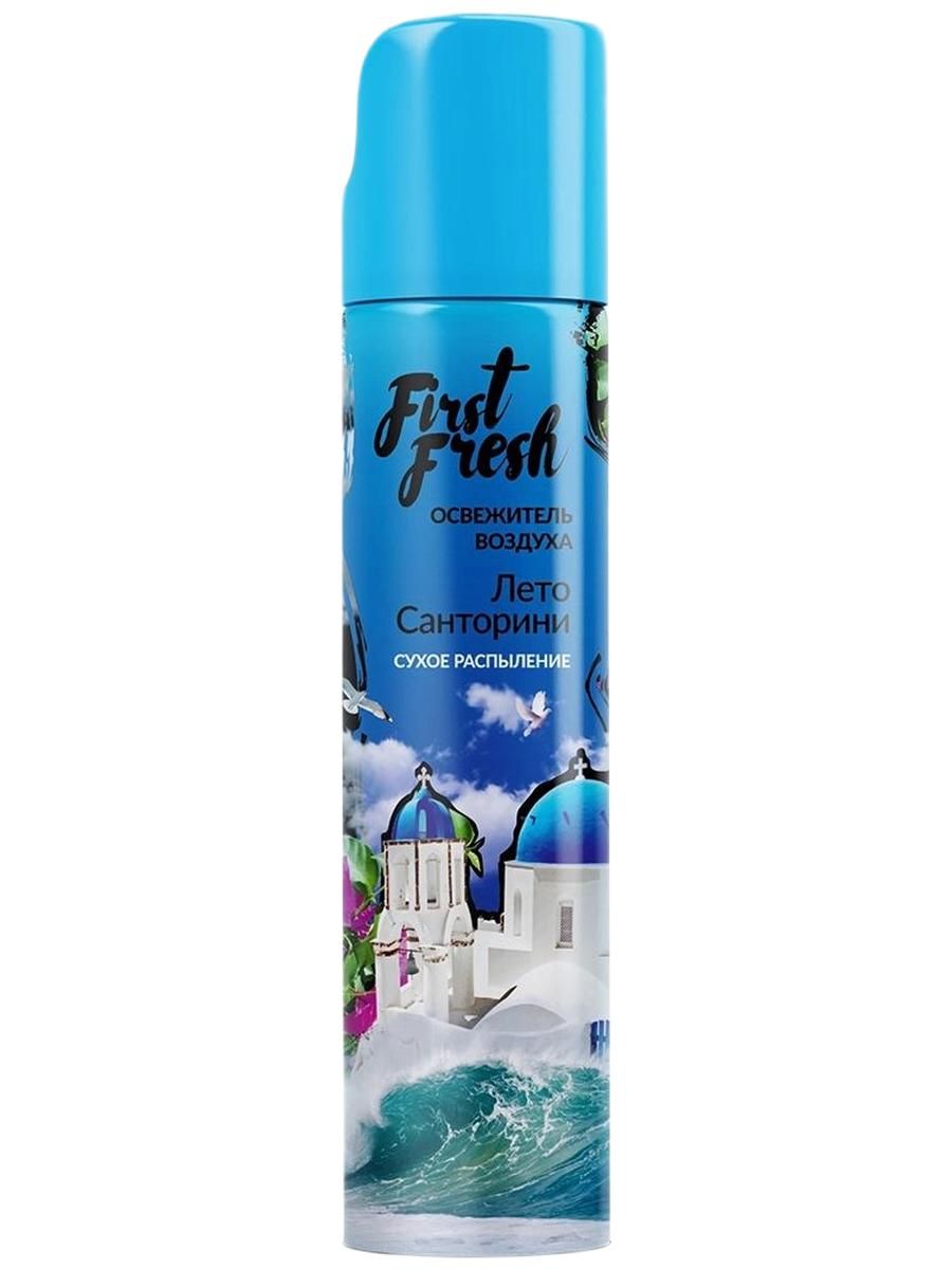Освежитель FIRST FRESH 300мл. сухое расп. "Лето Санторини"