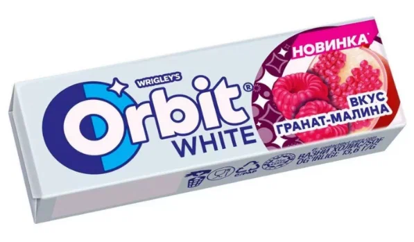 Жевательная резинка Orbit. Гранат и малина