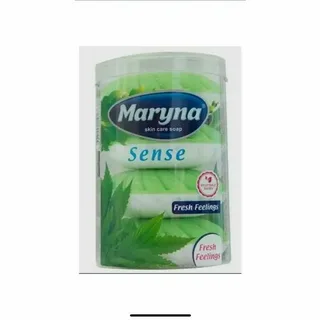 Туалетное мыло MARYNA Стакан зеленый 100г *4