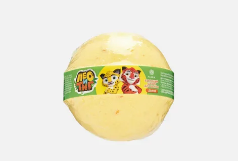 Шарик бурлящий для ванны Детский Лео и Тиг 120г. Fabrik Cosmetology