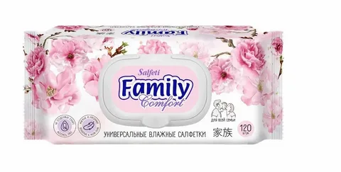 Влажные салфетки 120шт. My Sweet Family "Восточная"