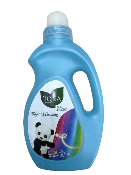 Гель для стирки цветного белья, 1,5л. Ilona