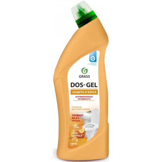 Универсальный чистящий гель GRASS DOS GEL Сила цитрусов, 1 л. 125682