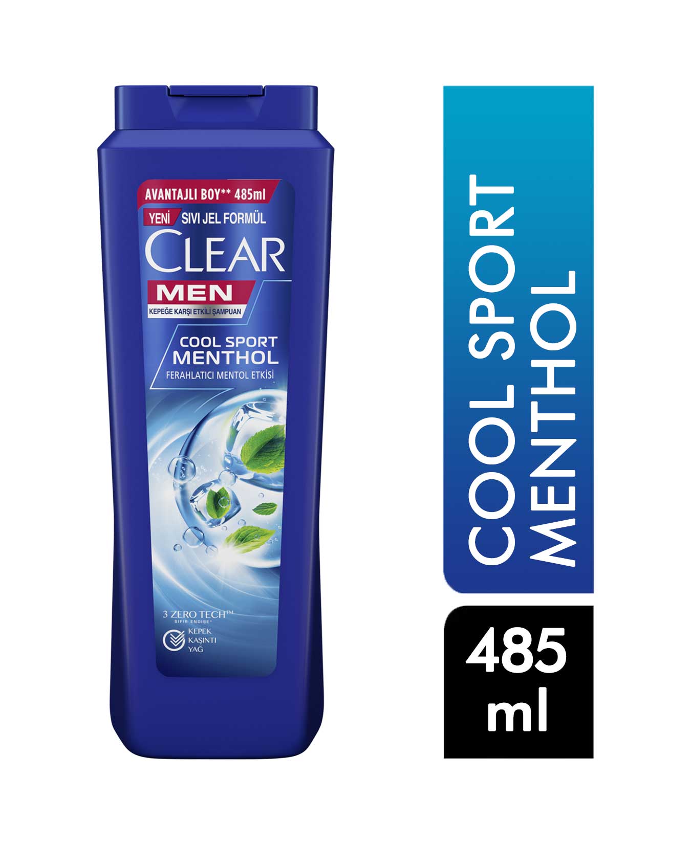 Шампунь CLEAR MEN против выпадения волос Cool Sport Menthol 485 мл