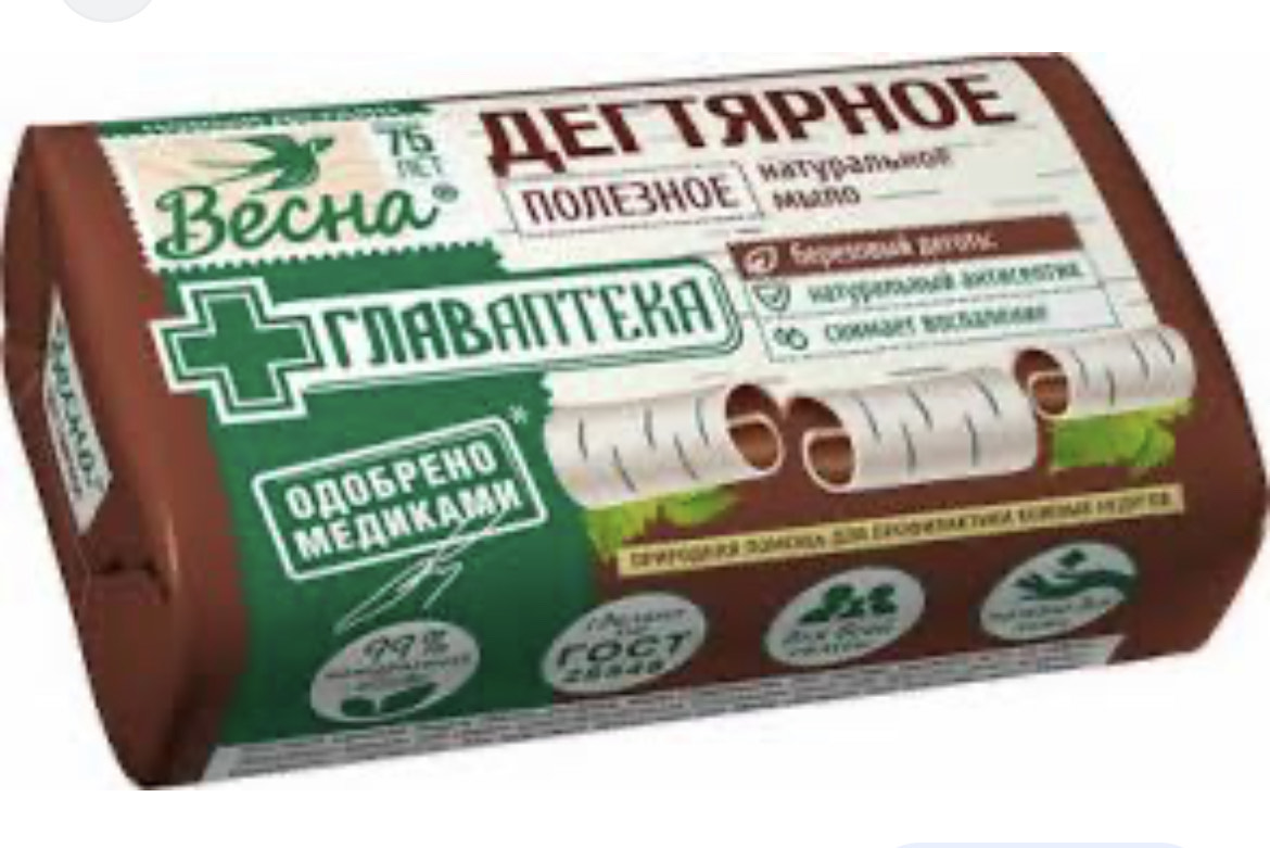 Мыло Весна Дегтярное, 90 г