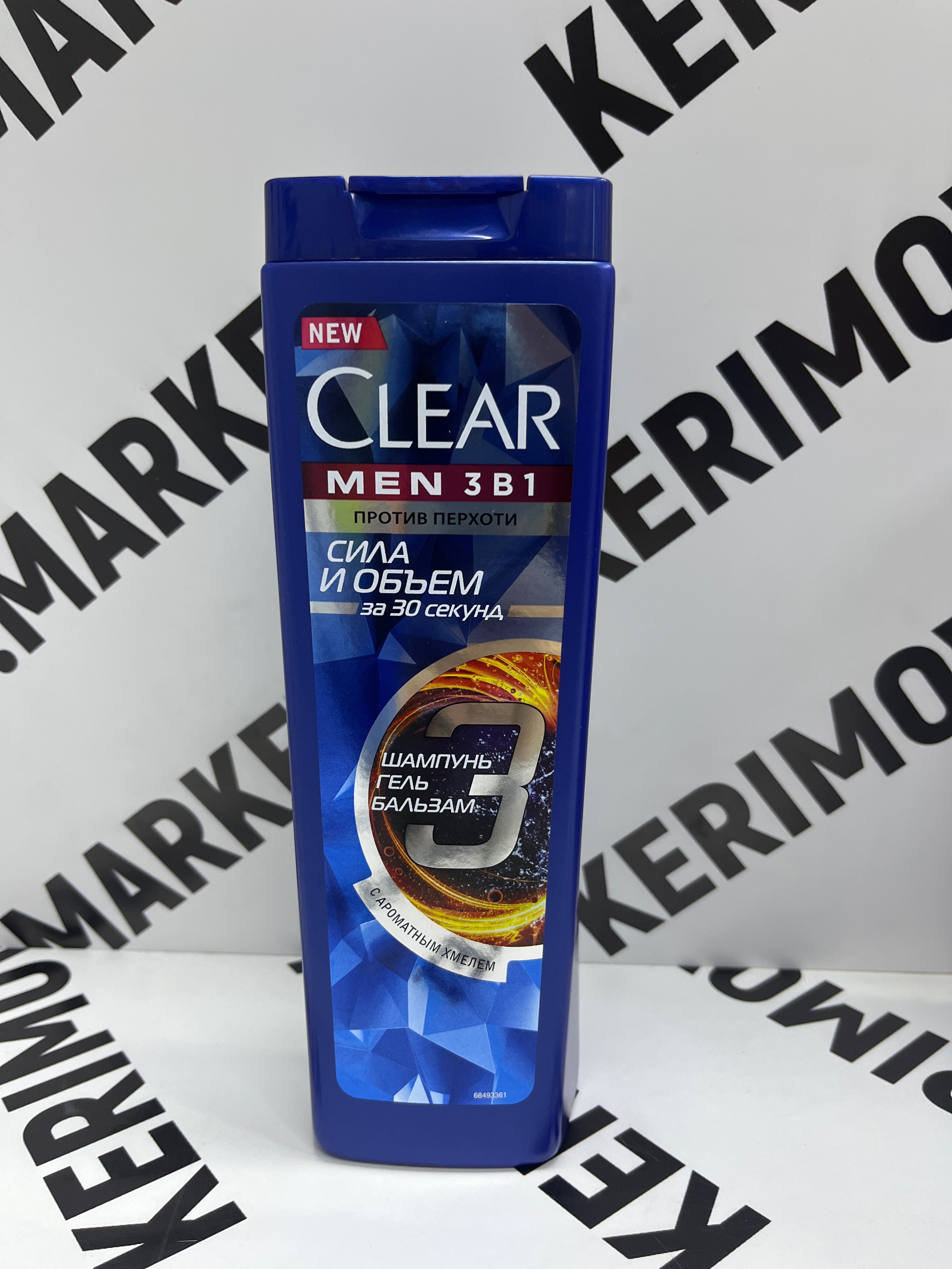 Шампунь Clear Men 3в1 Объем и сила (400 мл)