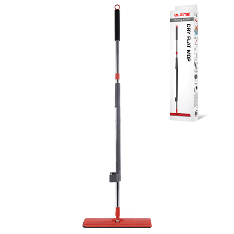 Швабра с отжимом плоская для мытья полов и уборки "Dry Flat Mop", LAIMA, 607982