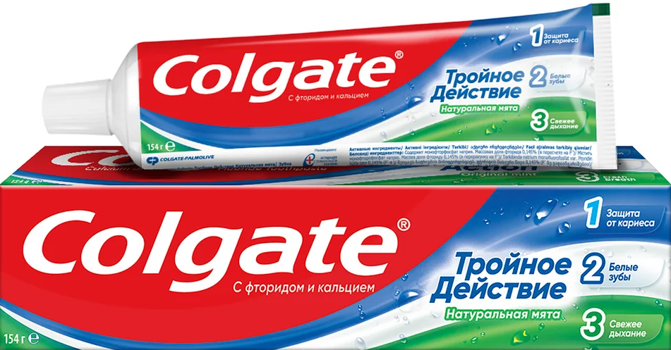 Зубная паста Colgate Тройное действие, 50мл